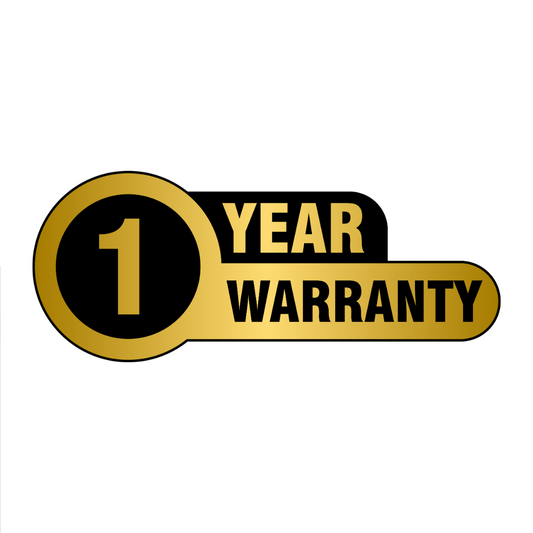 1 Year Warranty